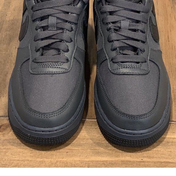 Nike Air Force 1 Gore-Tex All Black Anthracite Leather/Fabric CT2858-001 - Picture 3 of 15